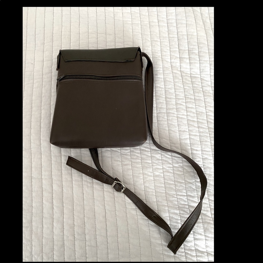 Dark brown crossbody bag